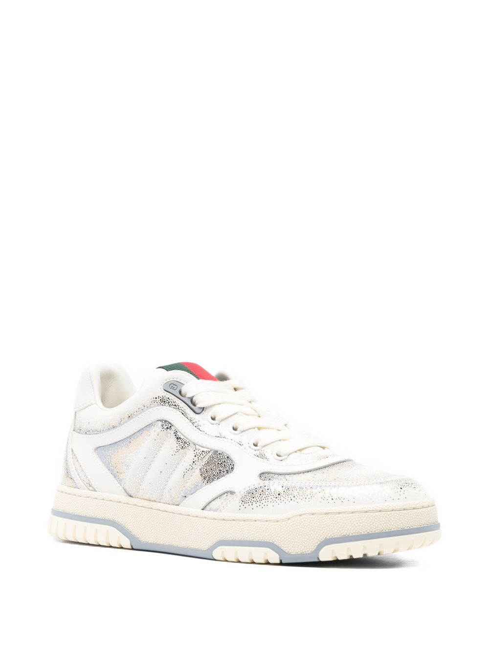 glitter stripe low-top sneakers 836886 AAE3Q9059 GUCCI 