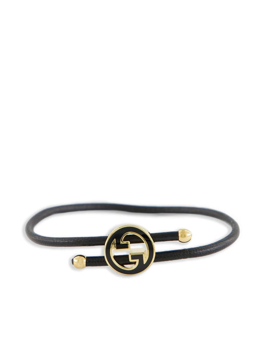 leather-brass bracelet 837355 IAAF18523 GUCCI 