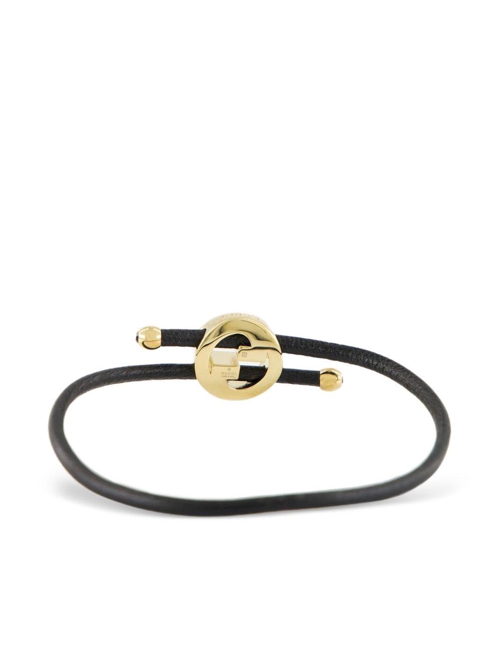 leather-brass bracelet 837355 IAAF18523 GUCCI 