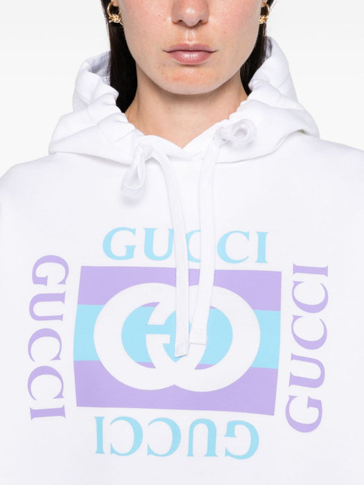 logo-print hoodie 837935 XJHGJ9081 GUCCI 