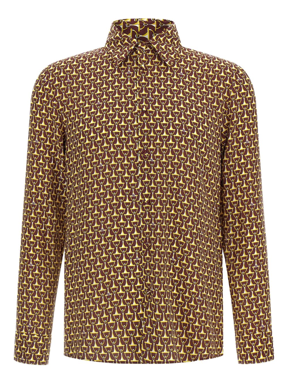 horsebit print silk shirt 847034 ZAT4Z6018 GUCCI 