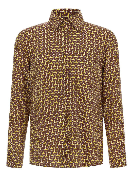 horsebit print silk shirt 847034 ZAT4Z6018 GUCCI 