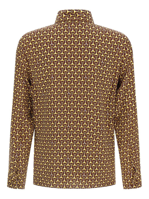 horsebit print silk shirt 847034 ZAT4Z6018 GUCCI 