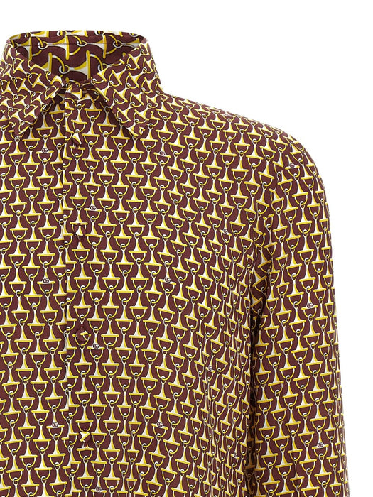horsebit print silk shirt 847034 ZAT4Z6018 GUCCI 