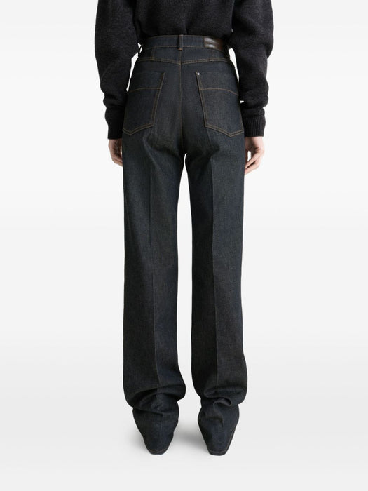 high-waisted pleated trousers<BR/><BR/> PA1229 LD1061BK965 LEMAIRE 