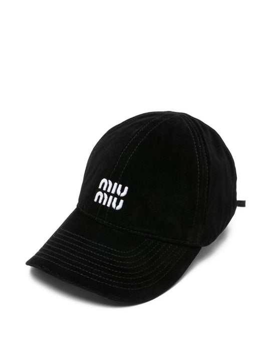logo-embroidered cap 5HC369 2CUAF034S MIU MIU 