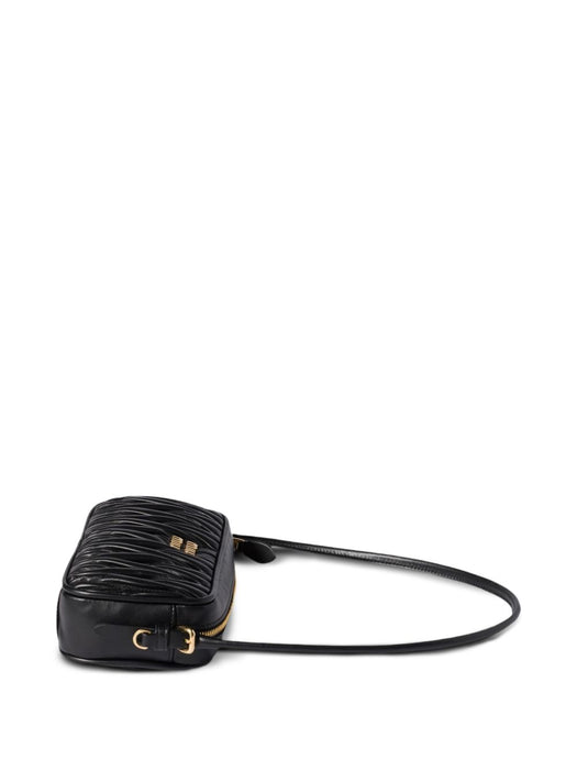 matelassé leather mini bag<BR/><BR/> 5NE024 AFPPF0002 MIU MIU 