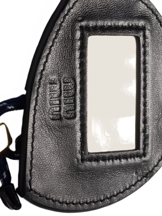 Leather Keychain Trick<BR/> 5TL569 2ID8F0007 MIU MIU 