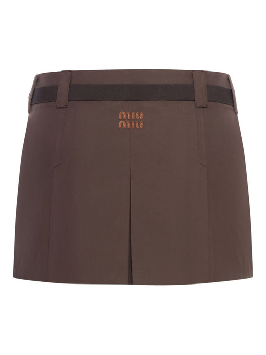 cotton mini skirt MG2485 S OOO 12NSF0324 MIU MIU 
