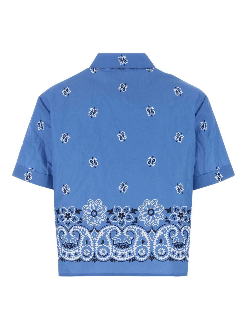 paisley-print poplin shirt MK1951 S OOO 17XXF061M MIU MIU 
