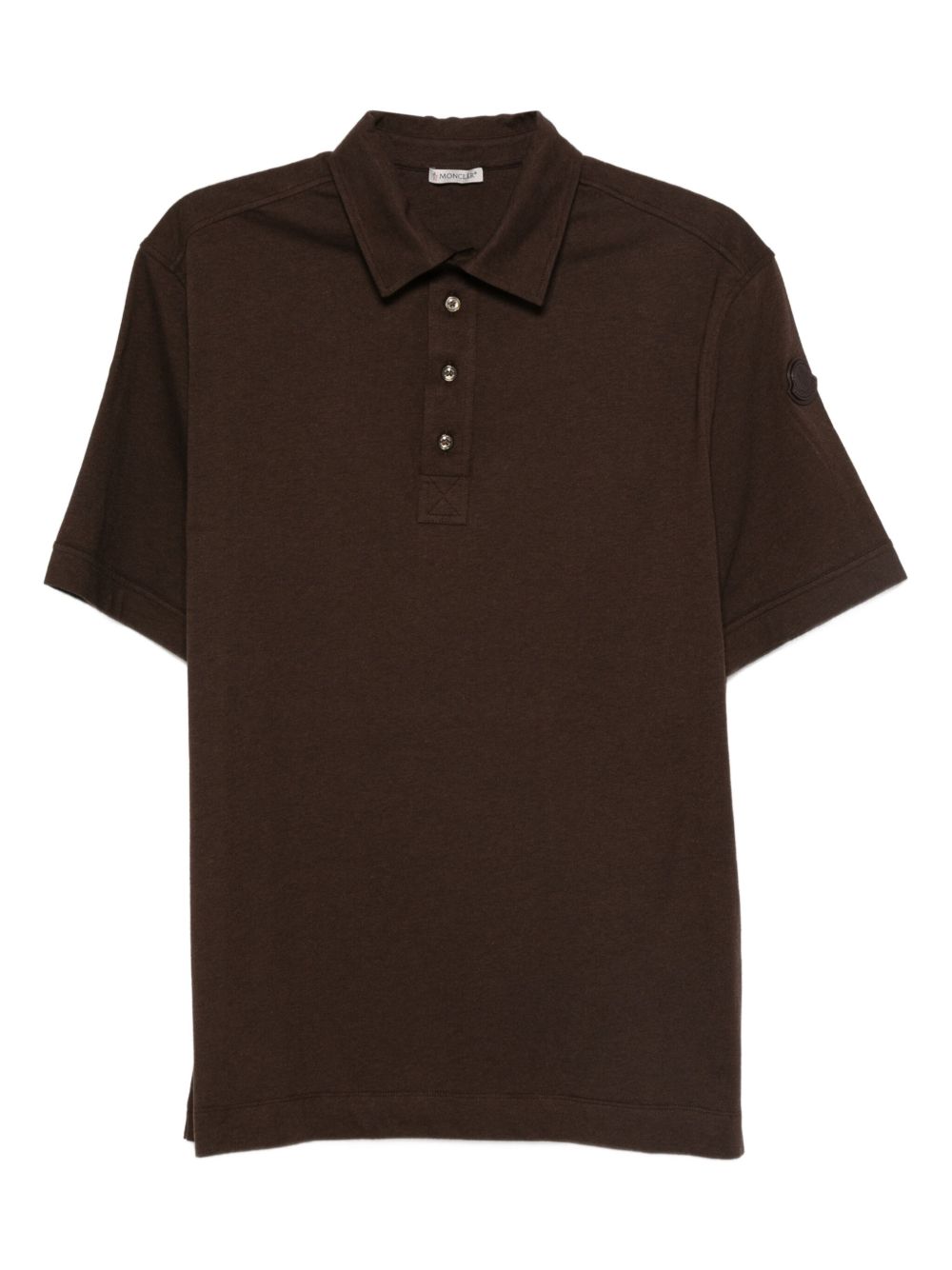 logo-patch polo shirt<BR/><BR/> K20918A00008 89B4P259 MONCLER 