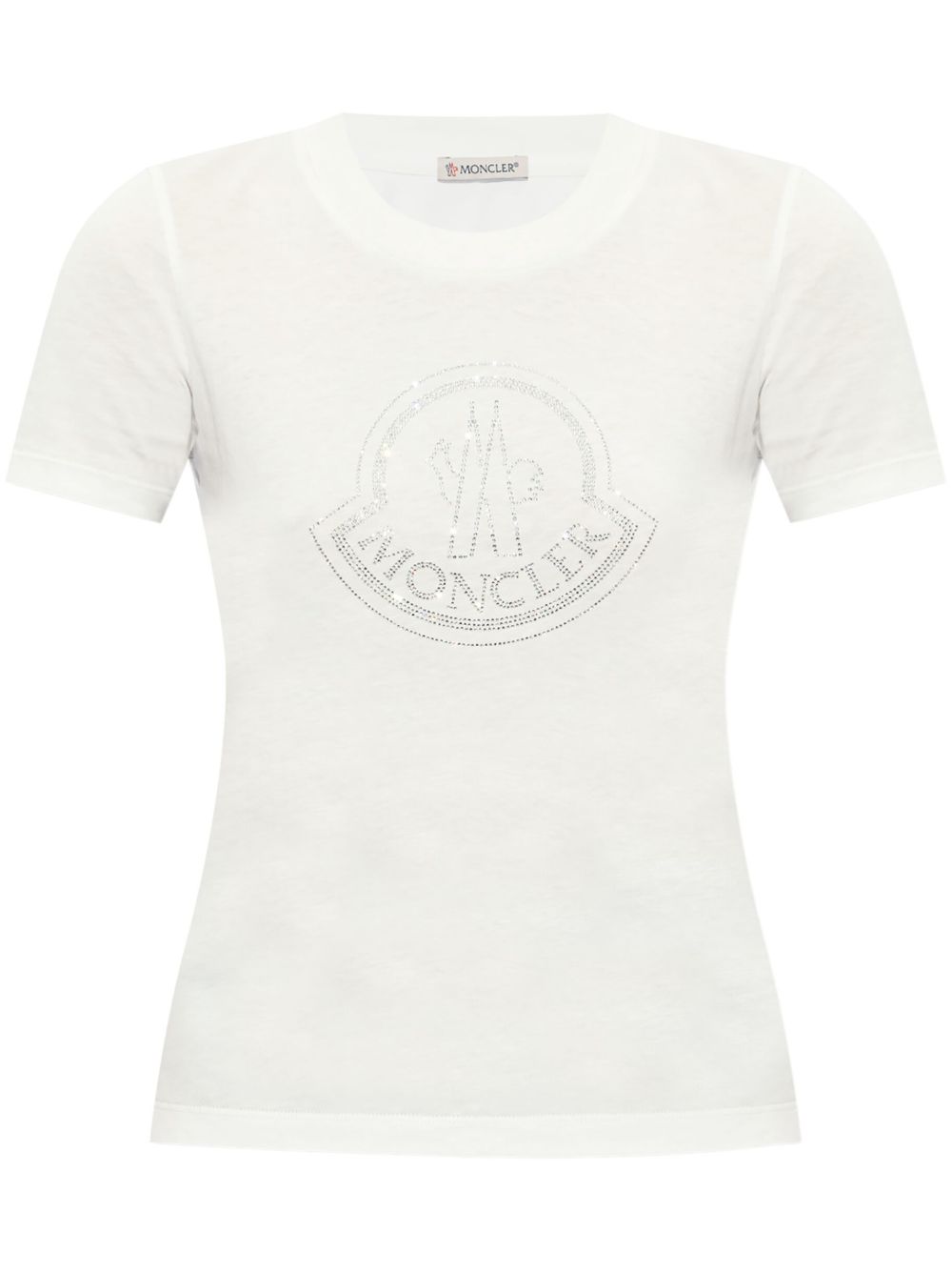 logo-print cotton T-shirt K20938C00013 89AB2033 MONCLER 