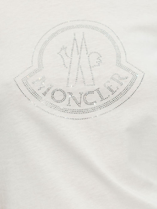 logo-print cotton T-shirt K20938C00013 89AB2033 MONCLER 