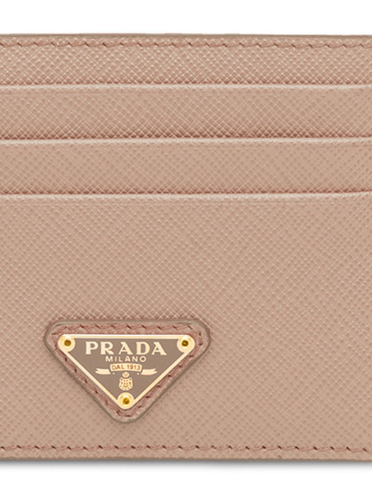 logo plaque card holder 1MC025 QHHF0236 PRADA 