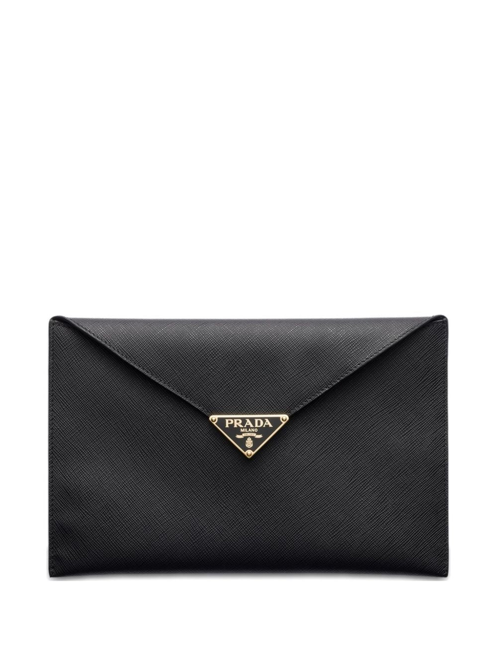triangle-logo envelope clutch 1MF048 2CLQF0002 PRADA 