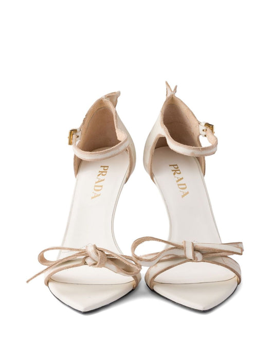 bow leather sandals 1X196O F D085 V69F0K74 PRADA 