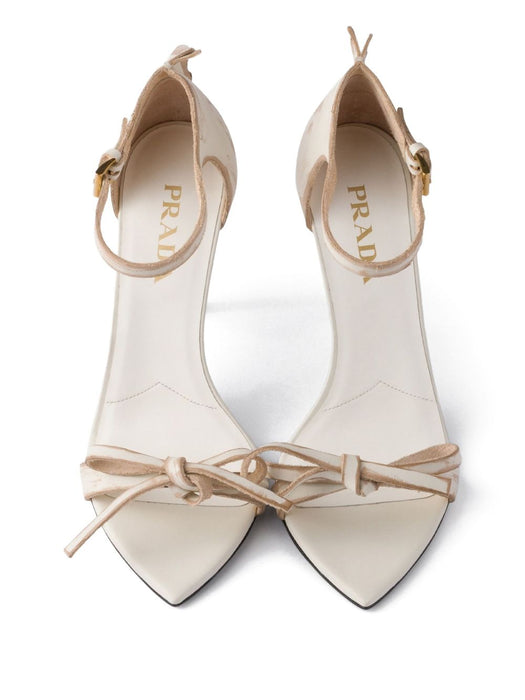 bow leather sandals 1X196O F D085 V69F0K74 PRADA 