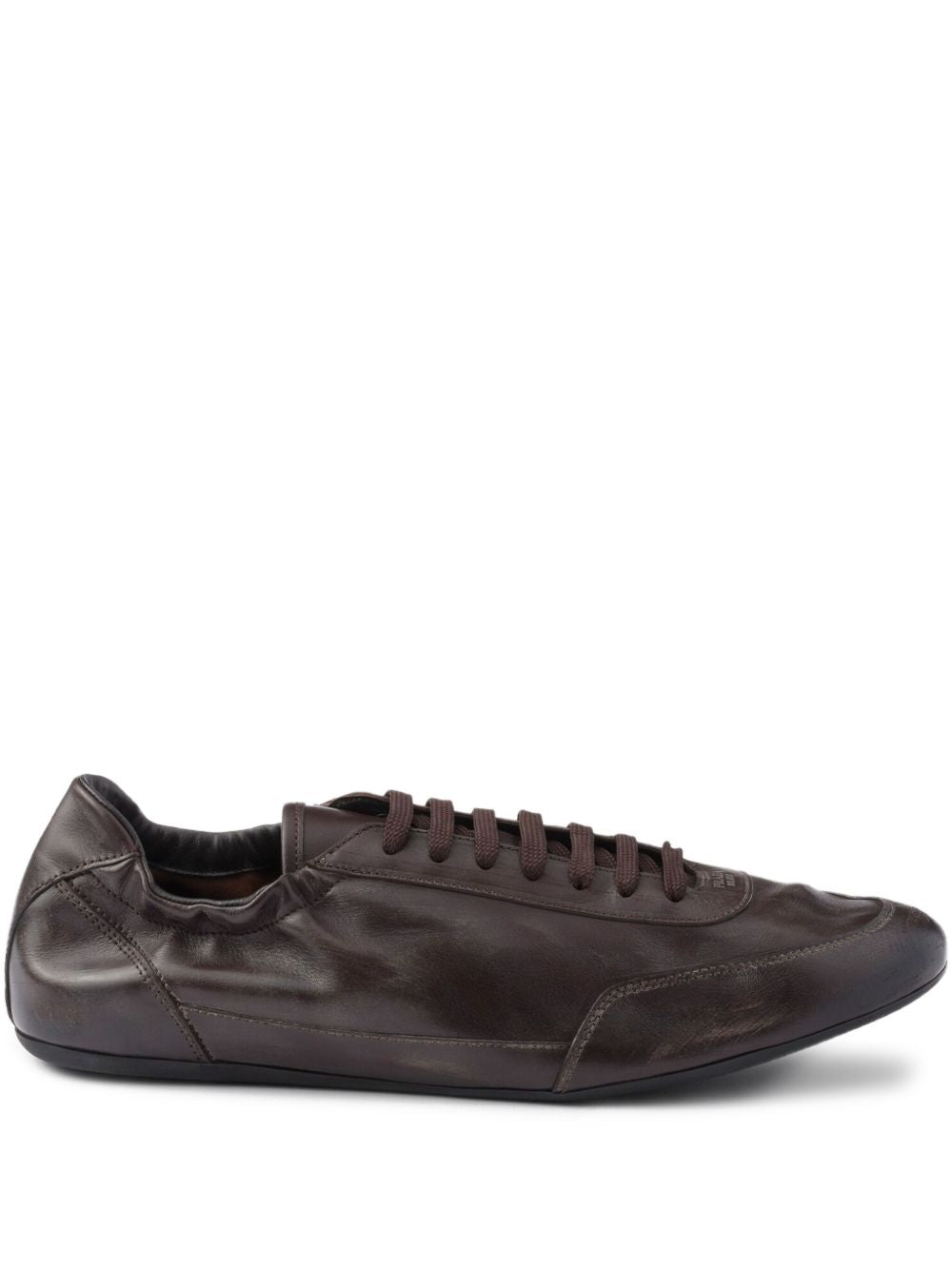 Collapse leather lace-up sneakers 2EG479 F G001 7V6F0003 PRADA 