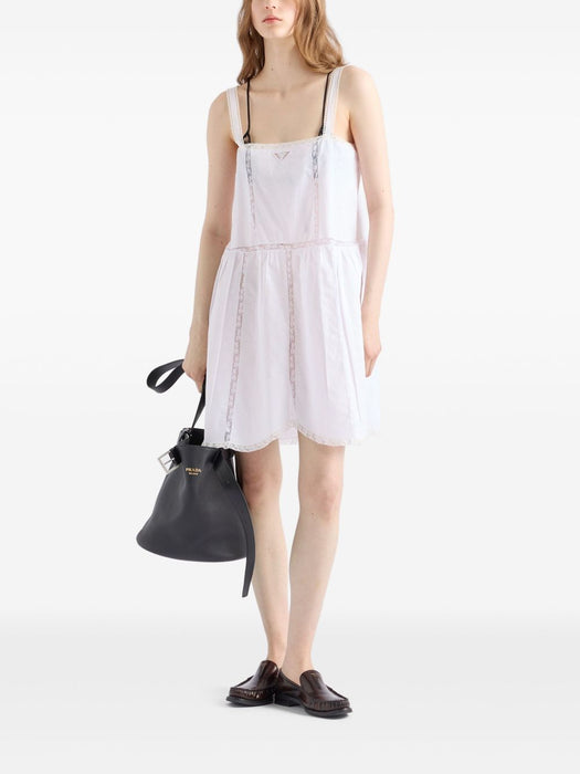 logo-embroidered mini dress P3P94R S OOO 160VF0009 PRADA 