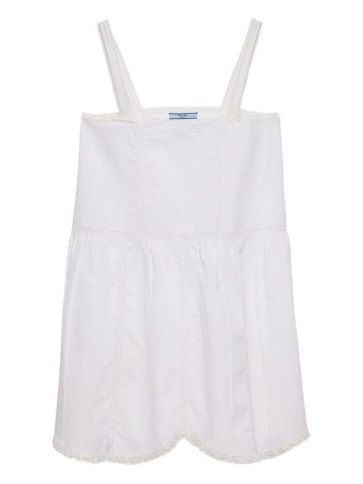 logo-embroidered mini dress P3P94R S OOO 160VF0009 PRADA 