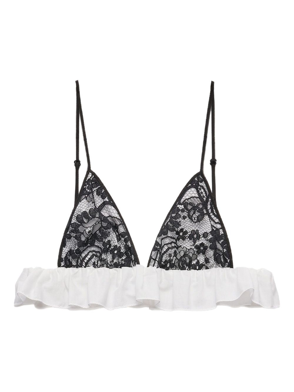 lace-panelling top P927N S OOO 17JOF0967 PRADA 