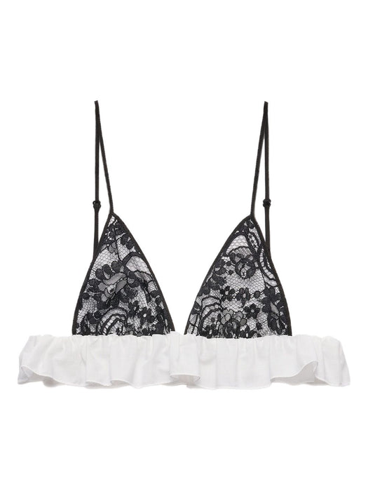 lace-panelling top P927N S OOO 17JOF0967 PRADA 