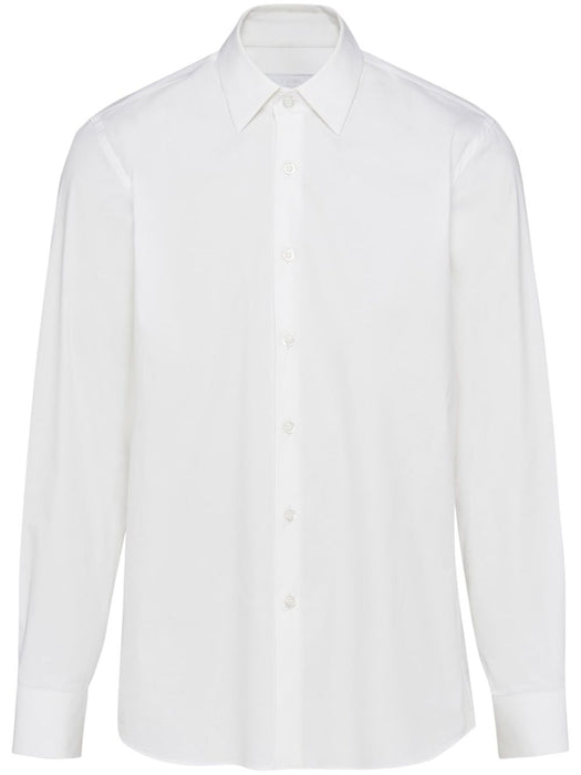 long-sleeve cotton shirt UCM608 S OOO 10HTF0009 PRADA 