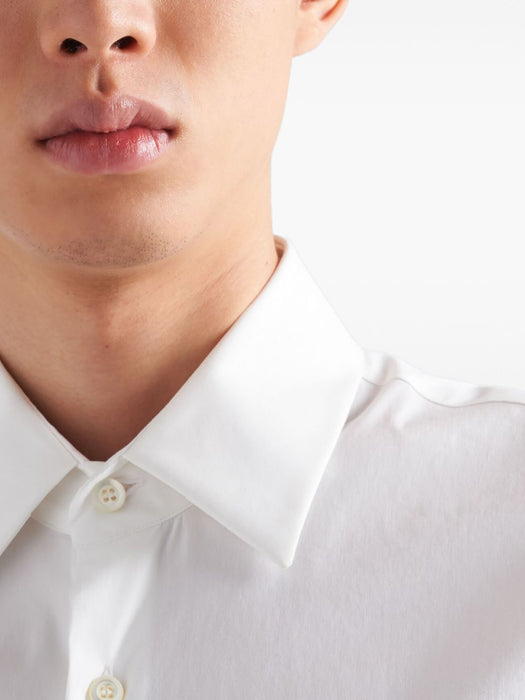 long-sleeve cotton shirt UCM608 S OOO 10HTF0009 PRADA 