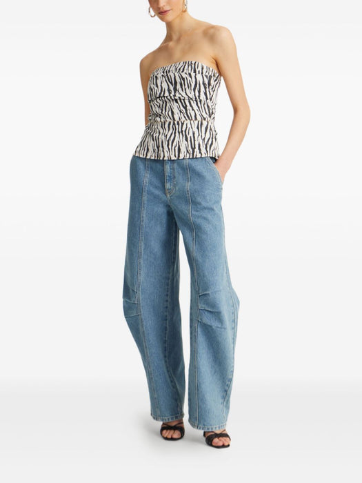 panelled denim trousers 1140723054 3054 ROTATE 