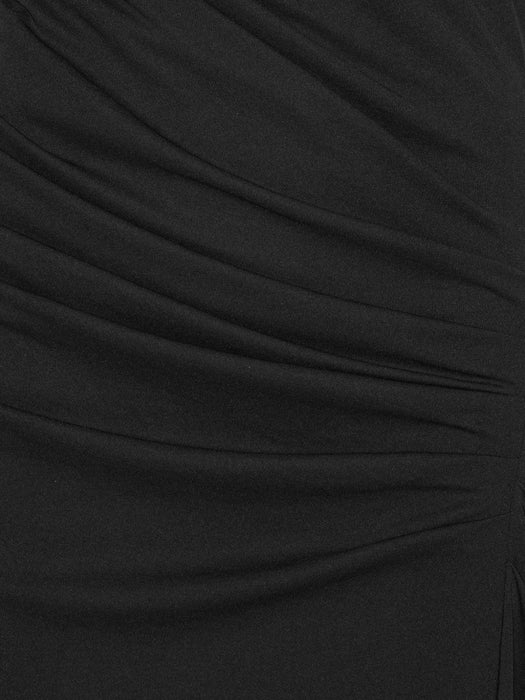 draped one-shoulder maxi dress<BR/><BR/><BR/><BR/><BR/> 114719100 100 ROTATE 