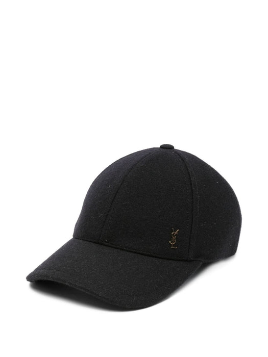 wool cap<BR/> 706537 3YS161000 SAINT LAURENT 