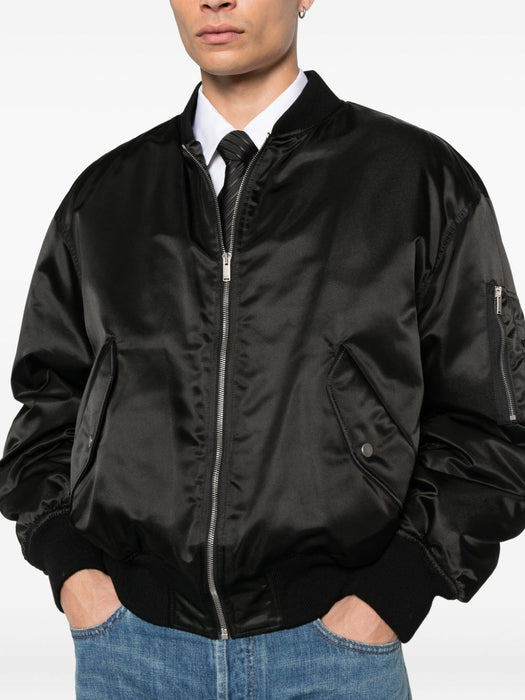 button-fastening bomber jacket<BR/> 838713 YZ9BV1000 SAINT LAURENT 
