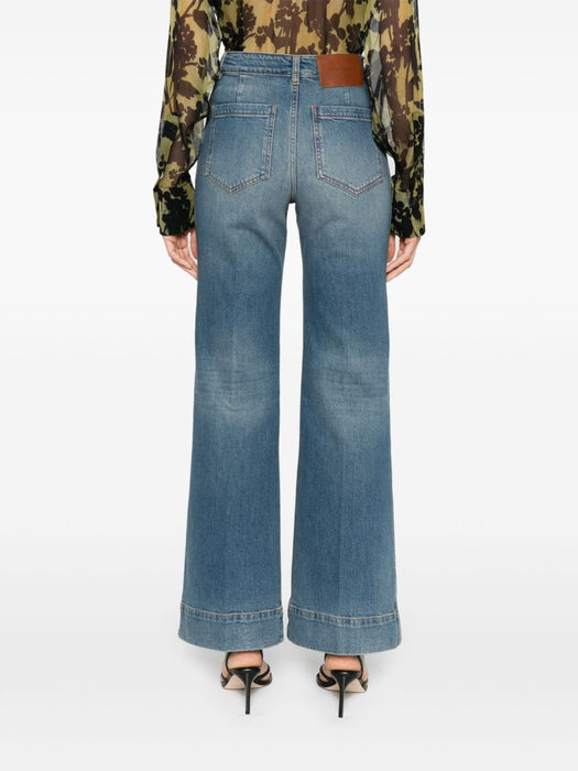 logo-patch jeans 1325DJE005218U 7667 VICTORIA BECKHAM 