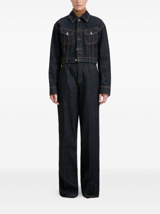 button-fastening denim jacket 1325DJK006577A 8221 VICTORIA BECKHAM 