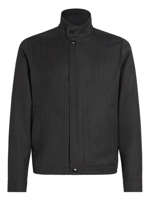 high-neck wool jacket UGT26A2 G154K98 ZEGNA 
