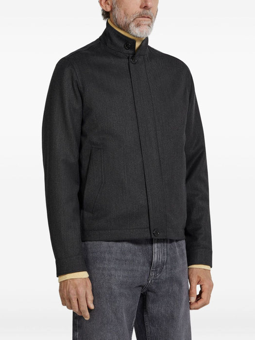 high-neck wool jacket UGT26A2 G154K98 ZEGNA 