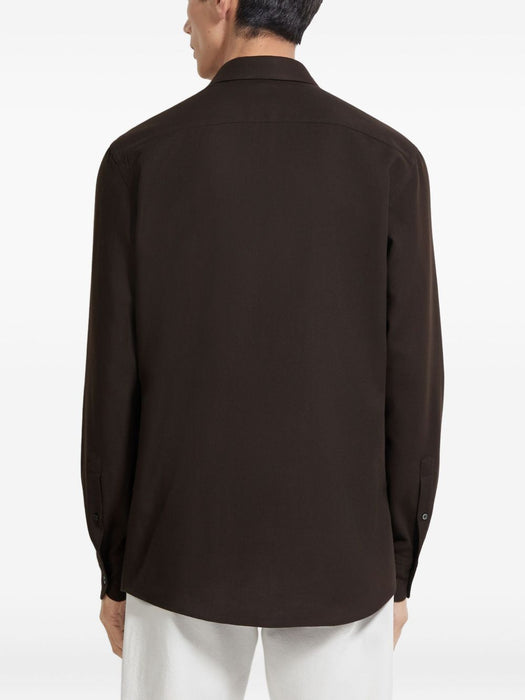 Cashco long-sleeve button-down shirt UGX44A2 SRF5943 ZEGNA 