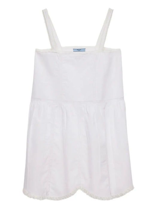 logo-embroidered mini dress P3P94R S OOO 160VF0009 PRADA 
