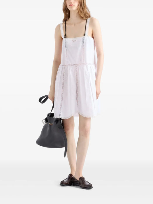 logo-embroidered mini dress P3P94R S OOO 160VF0009 PRADA 