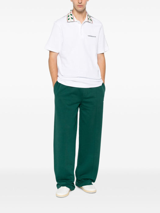 Logo-embroidered polo shirt M-PF26-JTP-499-01  CASABLANCA 