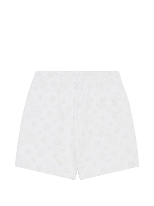 Monogram-embroidered cotton shorts M-PF26-JTR-003-04  CASABLANCA 