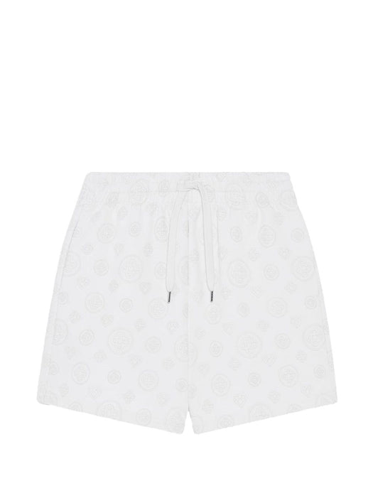 Monogram-embroidered cotton shorts M-PF26-JTR-003-04  CASABLANCA 