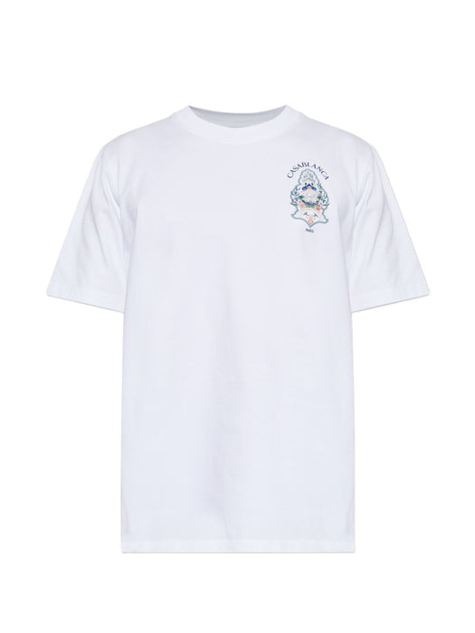 Hotel Emblem Short Sleeve T-Shirt M-PF26-JTS-001-01  CASABLANCA 