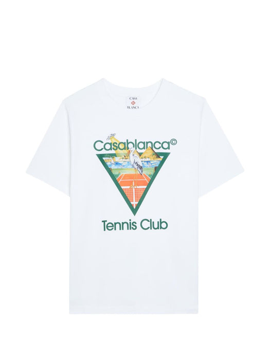 Tennis Club Icon Pyramid T-Shirt M-PF26-JTS-001-03  CASABLANCA 