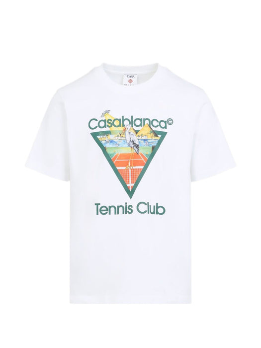 Tennis Club Icon Pyramid T-Shirt M-PF26-JTS-001-03  CASABLANCA 