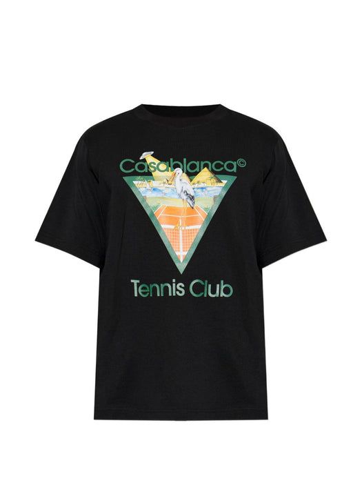 Tennis Club Pyramid T-Shirt M-PF26-JTS-001-19  CASABLANCA 