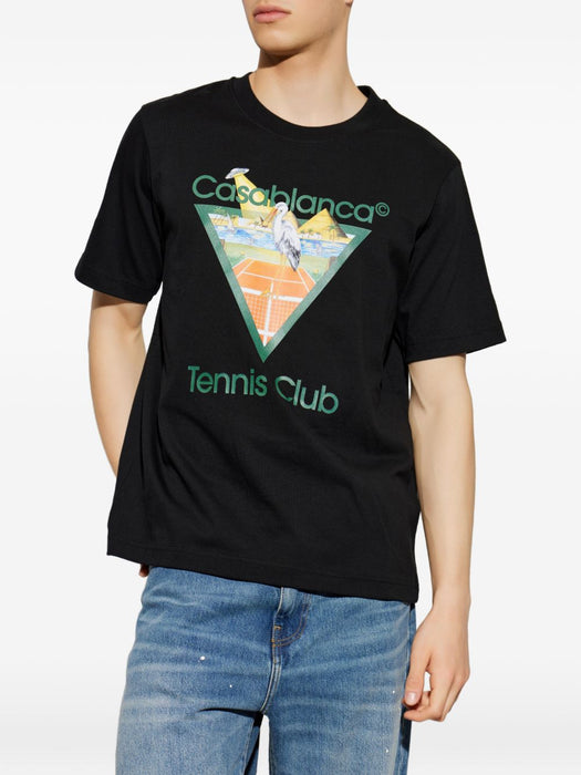 Tennis Club Pyramid T-Shirt M-PF26-JTS-001-19  CASABLANCA 