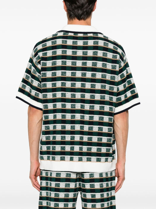 Check-pattern short-sleeve shirt M-PF26-KW-1425-01  CASABLANCA 