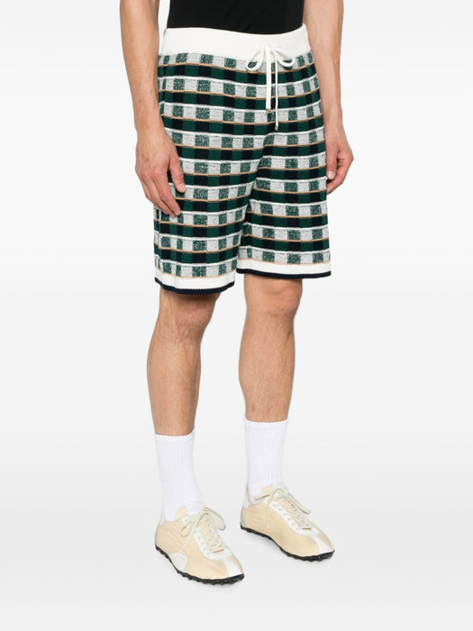 Crochet Mosaic Shorts M-PF26-KW-1426-01  CASABLANCA 