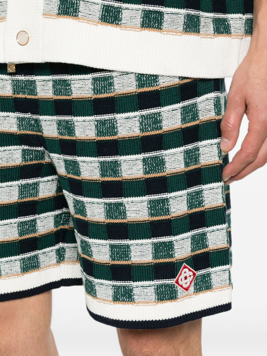 Crochet Mosaic Shorts M-PF26-KW-1426-01  CASABLANCA 